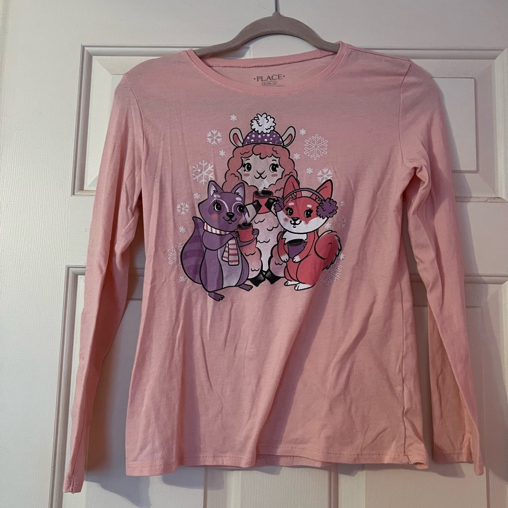 Girl’s Children Place graphic long sleeve T shirt